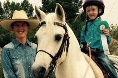 Avery's first horseshow.  Bingo is a champ!