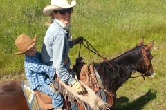 Riding a few miles home from the A7 Ranche.