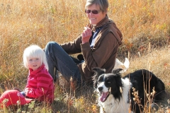Checking cattle with Granny on a fall afternoon.