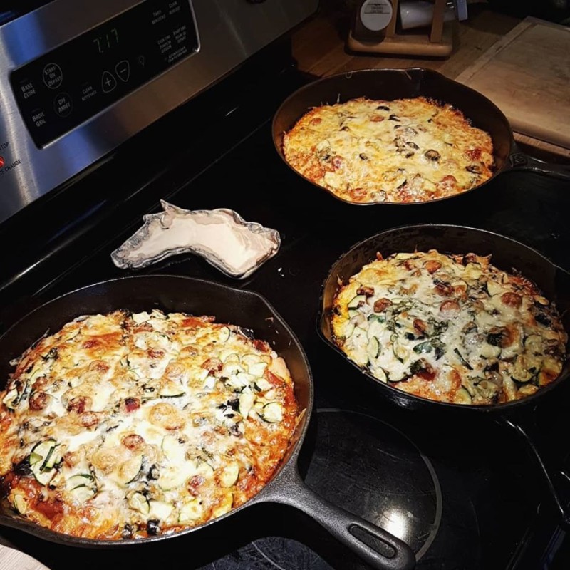 Cast Iron Pizza with Yogurt Dough Trail's End Beef
